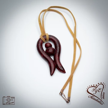 Mézeskalács tulipán nyaklánc