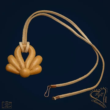 Mézeskalács csepp nyaklánc