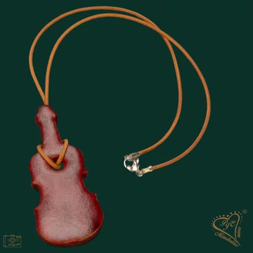 Mézeskalács hegedű nyaklánc