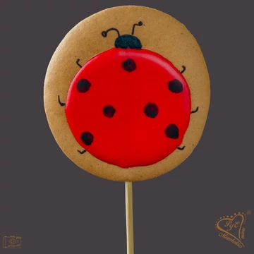 Katicabogár pálcás mézes sütemény