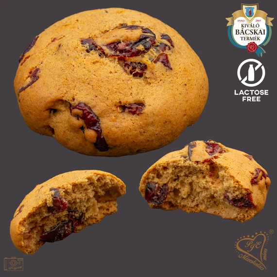 Aszalt vörösáfonyás mézes puszedli