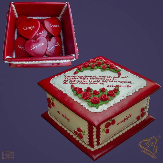 Mézeskalács doboz ballagásra osztályfőnöknek