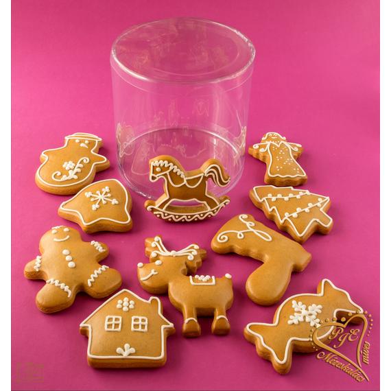 Mézeskalács natúr fenyődíszek