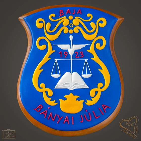 Mézeskalács címer plakett